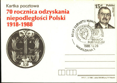 Cp 987 [KO88 222] 60 lat Gabinetu Numizmatycznego